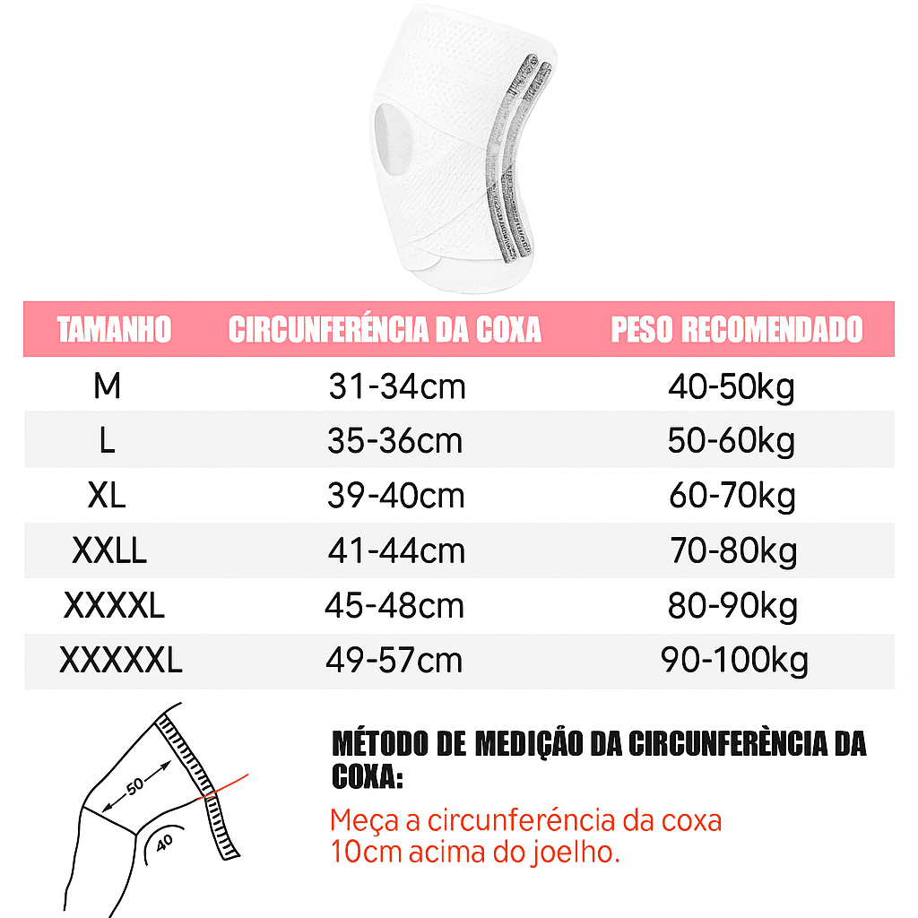 Joelheira Flexura - Máximo Suporte ao Joelho