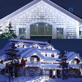 Cascata 400 Led's Decoração Natal Festas 10m Fixo 110v/220v