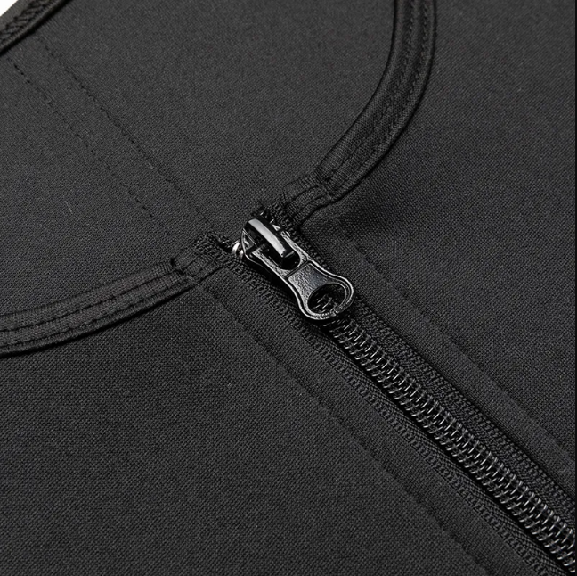 Colete efeito sauna modelador, compressor e emagrecedor e alinhador de postura 2 em 1