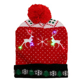 Chapéu de Natal com Luzes Led