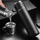 Garrafa Térmica em Inox com 3 Canecas
