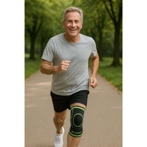 Joelheira Ortopédica de Compressão Ortoconfort - 𝘾𝙊𝙈𝙋𝙍𝙀 𝟭, 𝙇𝙀𝙑𝙀 𝟮