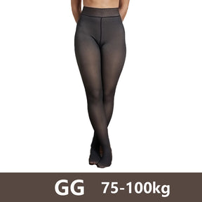 Meia Calça Feminina Peluciada de Lã Aveludada Super Diva