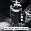 Copo Térmico 1200ml Aço Inoxidável - Garrafa Térmica com Canudo