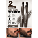 Caneta Fio a Fio para Barba 4 Pontas Kit 2 por 1