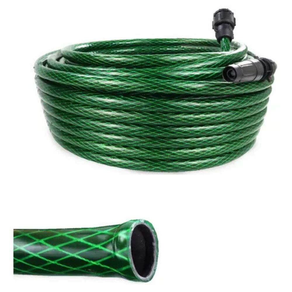 Mangueira para Jardim Trançada Anti-Torção com Esguicho