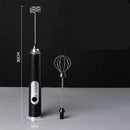 Novo Mini Mixer Elétrico 2 em 1 para Bebidas e Ovos Recarregável