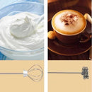 Novo Mini Mixer Elétrico 2 em 1 para Bebidas e Ovos Recarregável