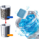 Pastilhas para Limpeza Máquinas de Lavar Roupas Efervescentes - Compre 5 e Leve 12