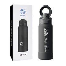 Garrafa Térmica De Aço Inoxidável Com Suporte para Telefone 950ml