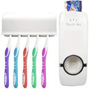 Aplicador Automático de Creme Dental + Suporte de Escovas de Dente de BRINDE