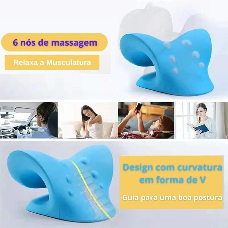 Travesseiro Terapêutico Para Relaxamento Cervical: Alívio de Tensões