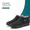 Bota Feminina Impermeável com Forro de Pelúcia - Confortável e Quente para Inverno