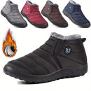 Bota Feminina Impermeável com Forro de Pelúcia - Confortável e Quente para Inverno