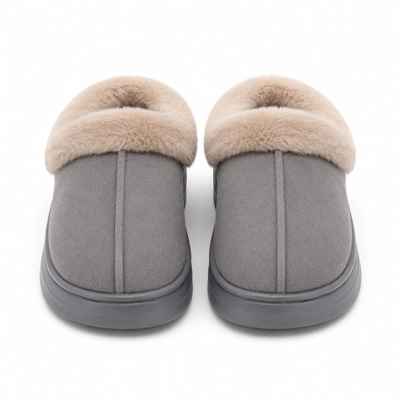 Bota Feminina Quente Antiderrapante - Sola Grossa Confortável para Interior, Exterior e Neve no Inverno