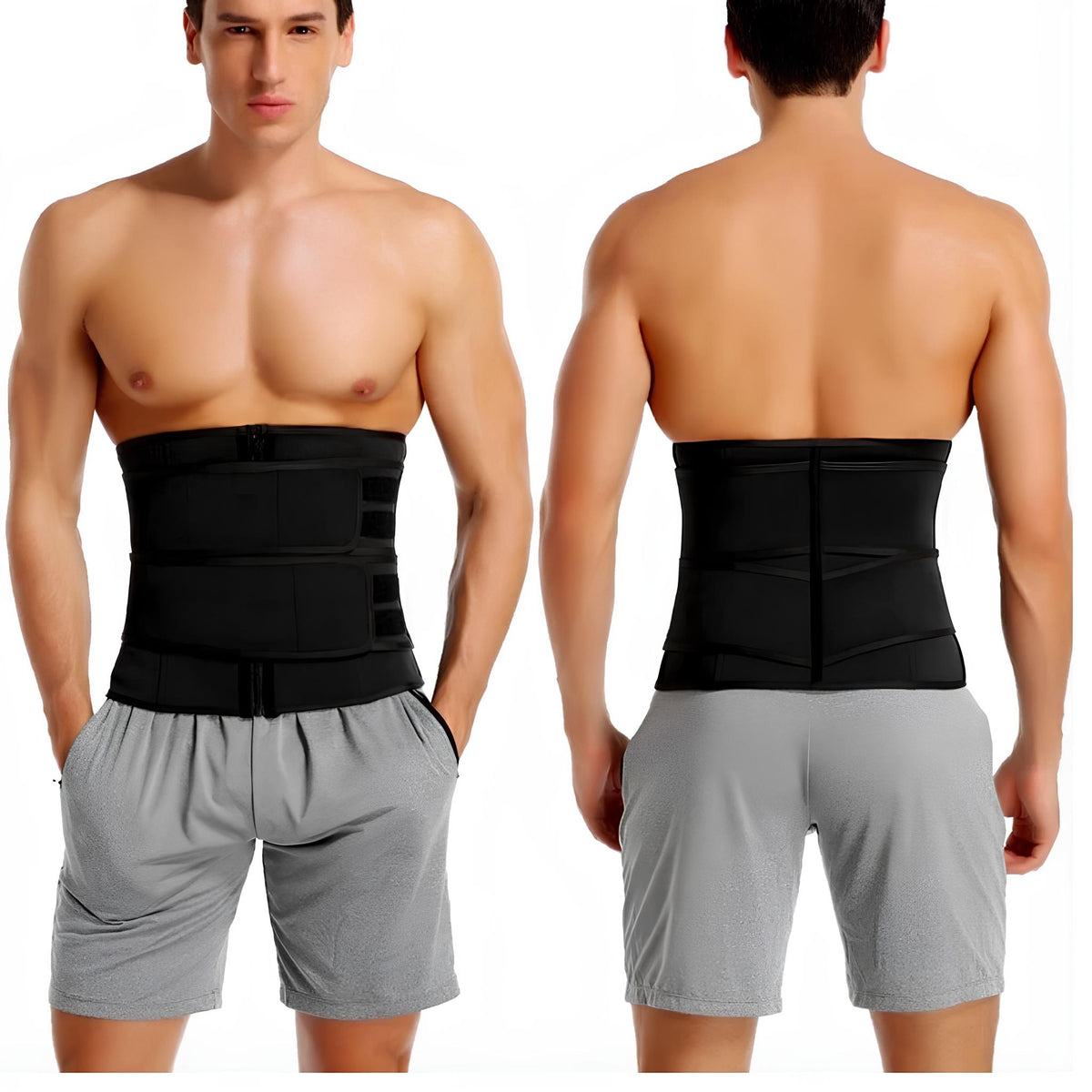 Cinta de Compressão Abdominal Masculina - Power Fit