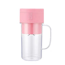 Copo Caneca Liquidificador 420ml com 6 lâminas Recarregável Portátil