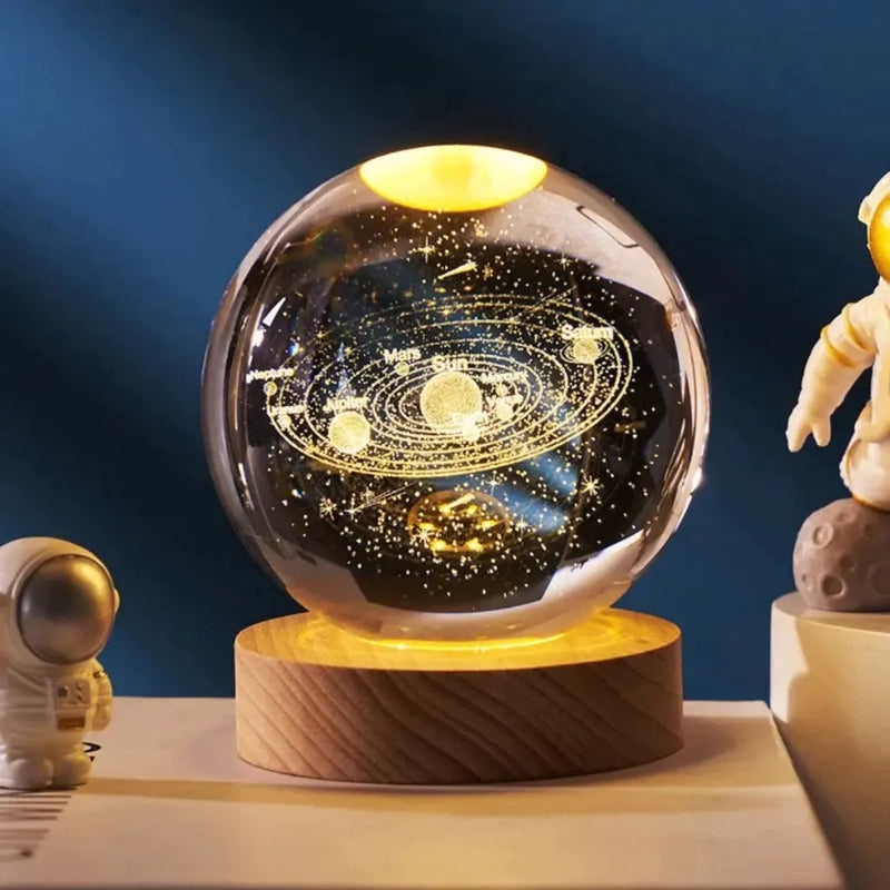 Luminária Decorativa Espacial 3D - Cosmic Sky