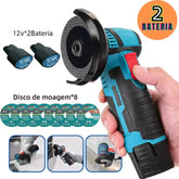 Esmerilhadeira Portátil PowerGrind 12V 2 Bateria + 8 Discos