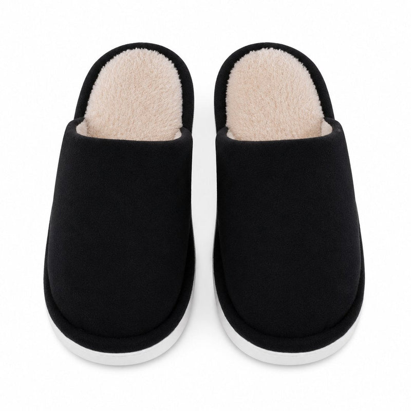 Chinelos de Pelúcia Casa Unissex - Antiderrapantes, Quentes e Macios para Quarto no Inverno (Compre 1 Leve 2 Pares)