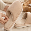 Chinelos de Pelúcia Casa Unissex - Antiderrapantes, Quentes e Macios para Quarto no Inverno (Compre 1 Leve 2 Pares)