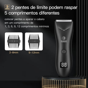 Aparador Íntimo Masculino – Corte Seguro e Sem Irritação