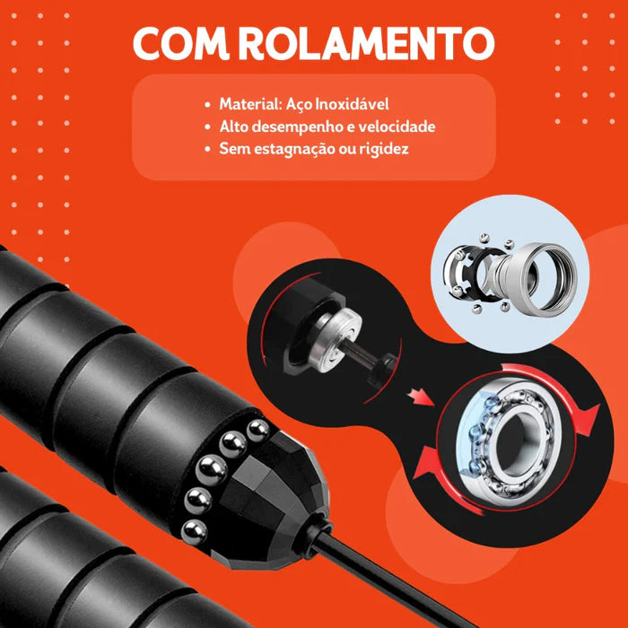 Corda de Pular Profissional 3M - Fit Cross