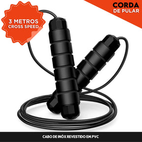 Corda de Pular Profissional 3M - Fit Cross