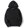 Moletom Unissex com Capuz Oversize Cor Sólida - Hoodie Pulôver Casual para Outono e Inverno