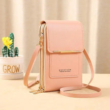 Bolsa Transversal Porta Celular de Couro