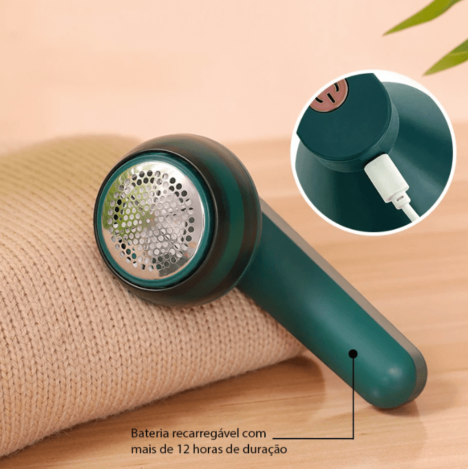 Removedor Elétrico de Bolinhas, Fiapos e Pelos de roupas - LintFree