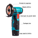 Esmerilhadeira Portátil PowerGrind 12V 2 Bateria + 8 Discos